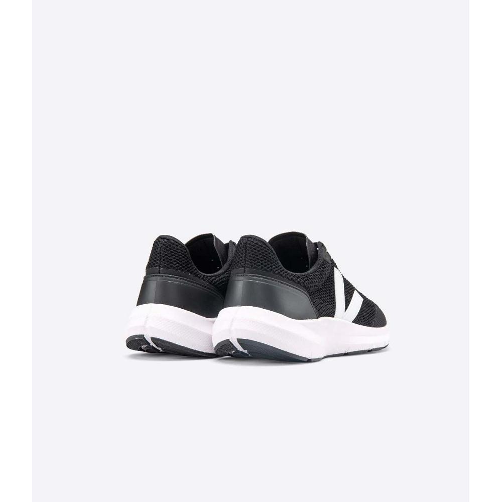 Veja MARLIN V-KNIT Loopschoenen Heren Black/White | BE 141WNB